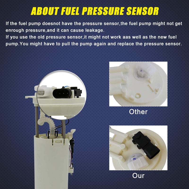 TOPSCOPE Fuel Pump FP3508M for: Escalade 02-03 5.3L & 6.0L, Tahoe 00-03 4.8L & 5.3L, Yukon 00-03 4.8L & 5.3L compatible with E3508M - Image 3